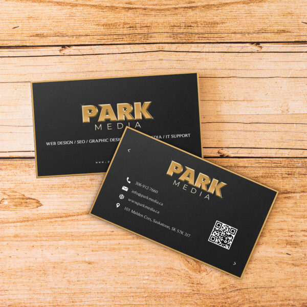 Park Media business card